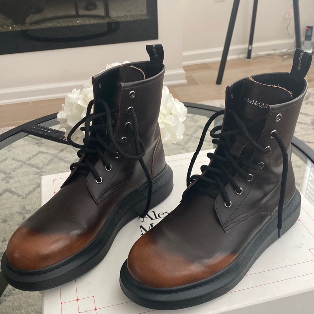 Authentic Alexander McQueen boots size 40 fits US size 9.